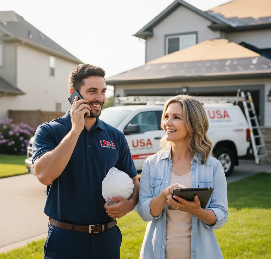 USA Roof Repair Experts customer support in Fairbanks